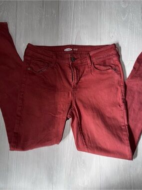 Old Navy Women’s Brick Red Skinny Jeans